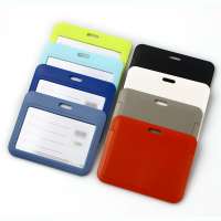 New style personalized pp id card holder hard plastic