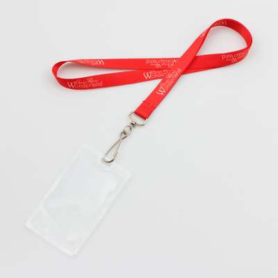 Promotion custom fashion lanyard id card badge holder