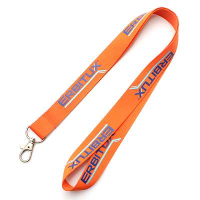 Cheap personalized silk screen printing polyester lanyard custom