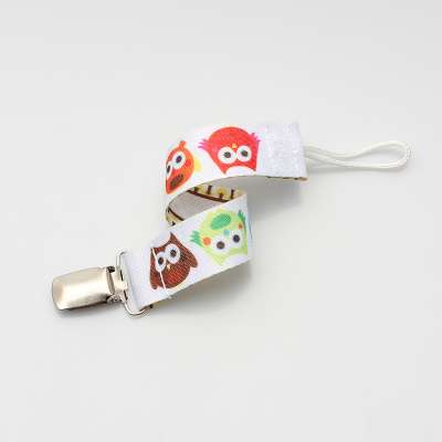 Hot sale baby bottle type metal pacifier holder