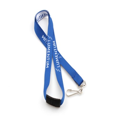 Fashion printed polyester woven lanyards custom no minimum order