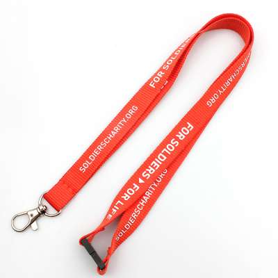 Free design custom nylon lanyards with your own logo