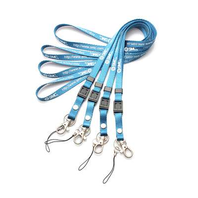 Wholesale factory direct selling made of polyester materials lanyard