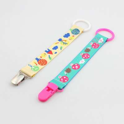 Custom Logo Dummy Holder Baby Soother Pacifier Clips