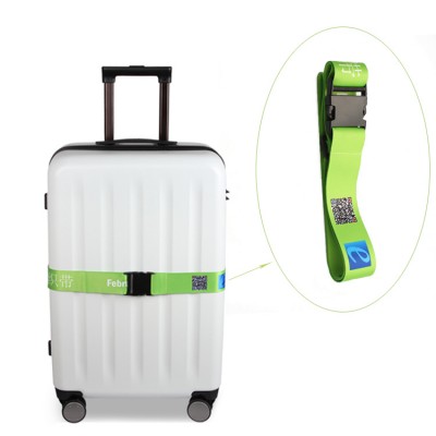 Hot sale polyester custom luggage straps belt with your logo