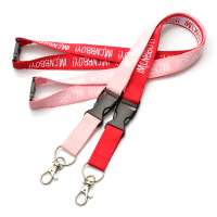 Executive woven durable polyester custom whistle lanyard