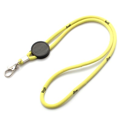 Slider cord lanyard custom logo